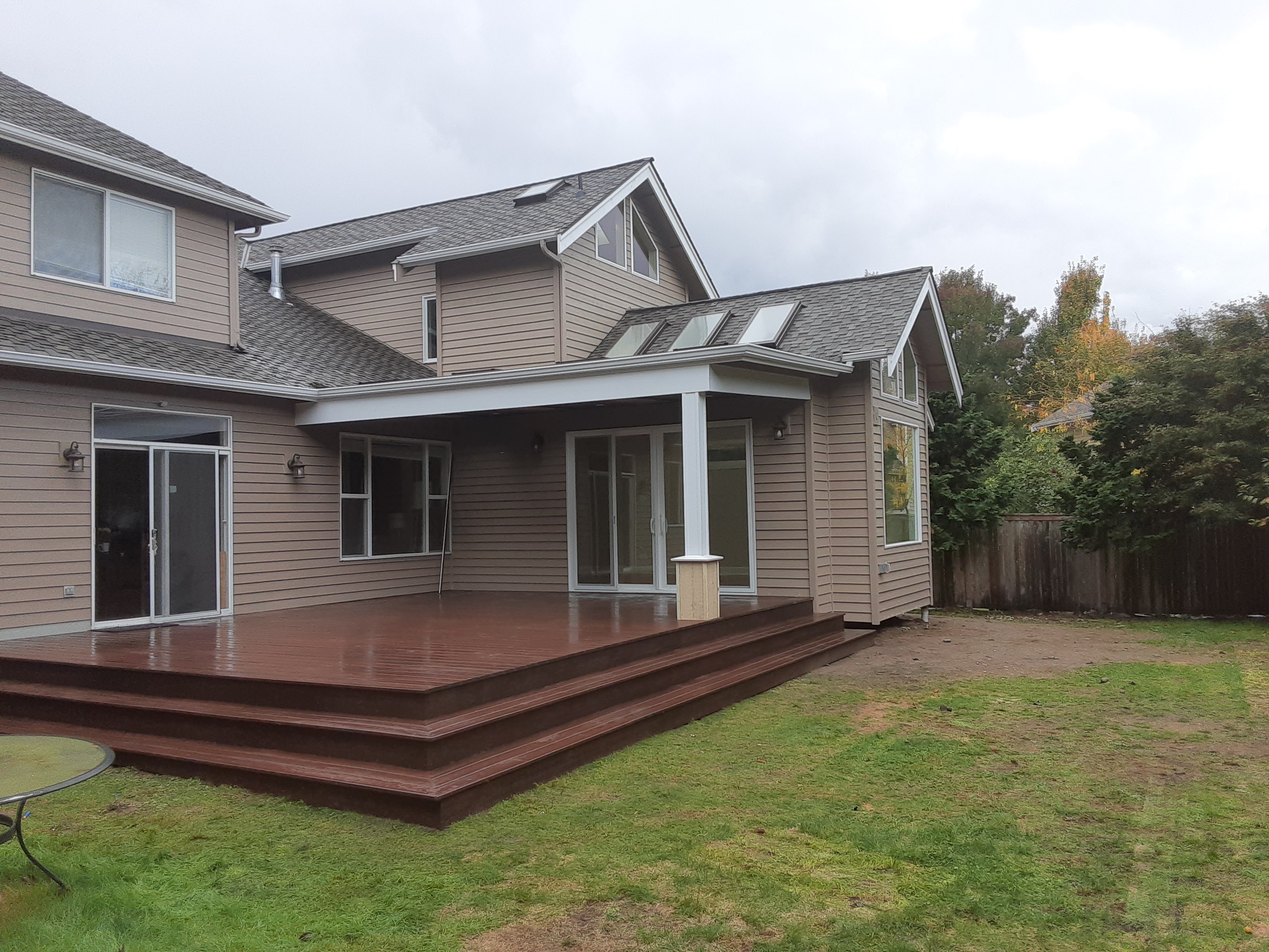 Sammamish Sunroom & Deck Addition